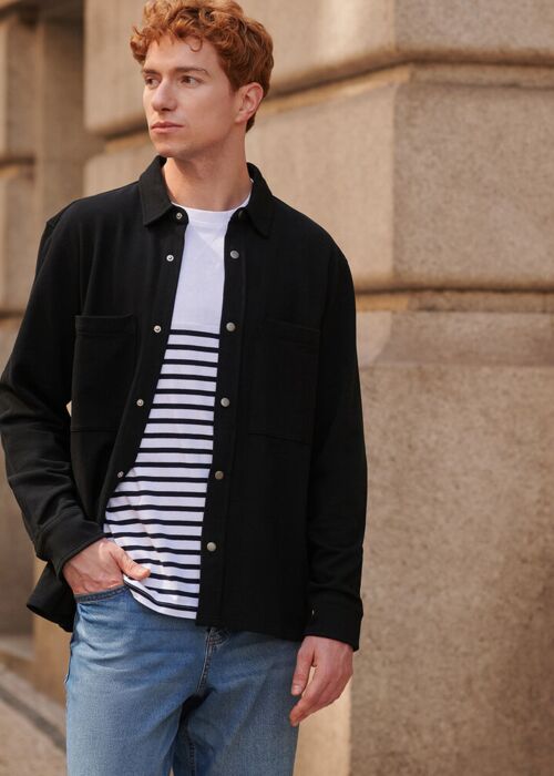 Premium piqué overshirt Thumbnail