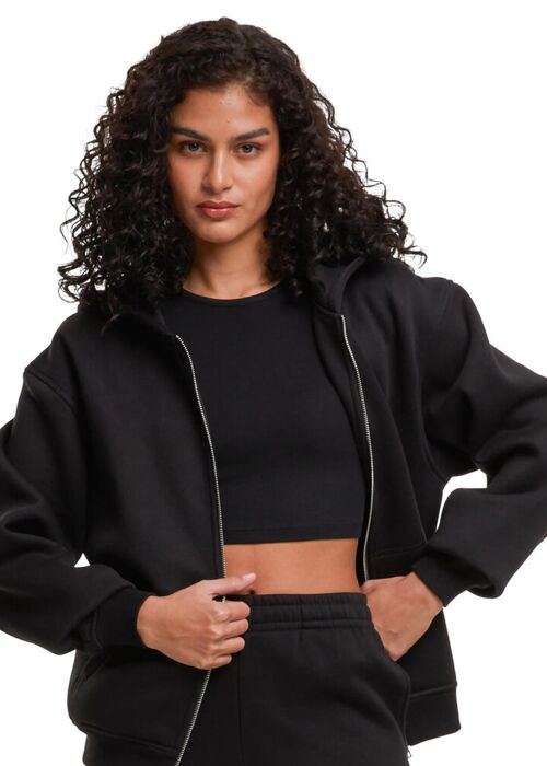 Women’s loose-fit zip hoodie Thumbnail