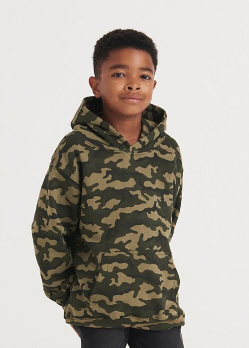Kids camo hoodie Thumbnail