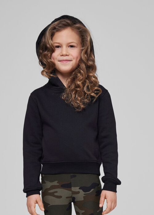 Girls cropped sweat hoodie Thumbnail