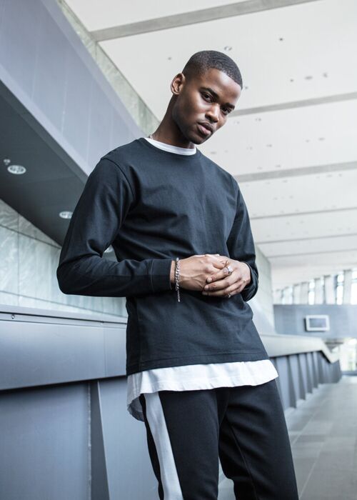 Long sleeve with cuff rib Thumbnail