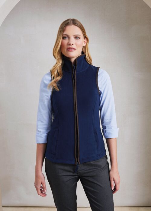 Women’s artisan fleece gilet Thumbnail