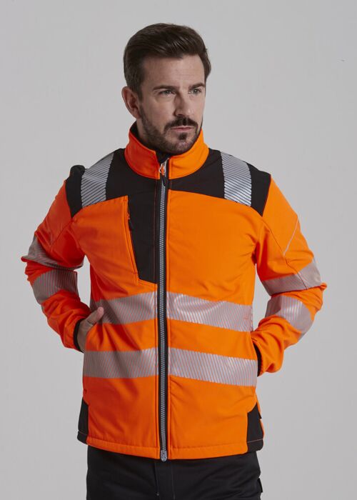 PW3 Hi-vis softshell jacket (T402) Thumbnail