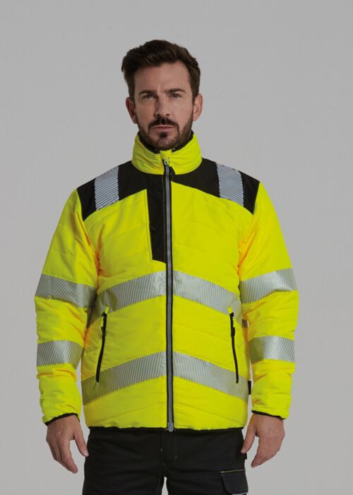 PW3 Hi-vis baffle jacket (PW371) Thumbnail