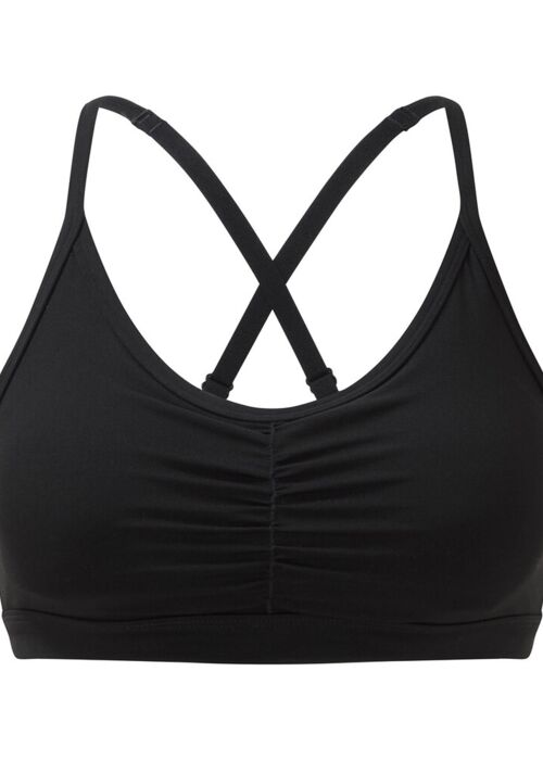 Tridri® ruched sports bra (medium impact) Thumbnail