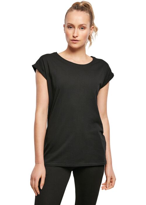 Women's organic extended shoulder tee Thumbnail