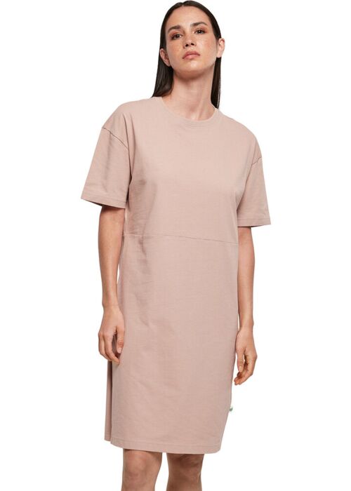 Women's organic oversizes slit tee dress Thumbnail