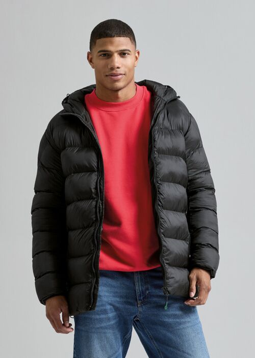 Solitude recycled hooded jacket Thumbnail