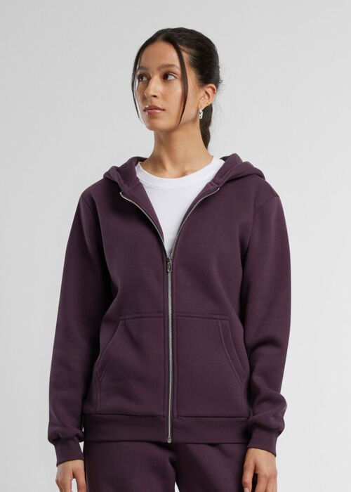 Women’s fluffy zip hoodie Thumbnail