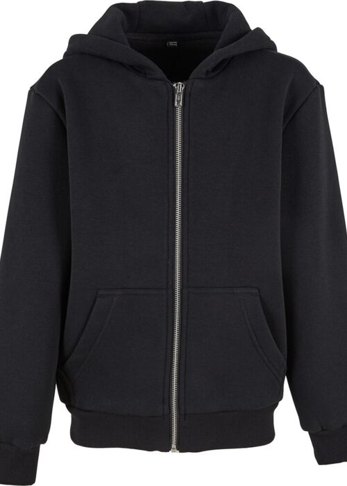 Kids fluffy zip hoodie Thumbnail