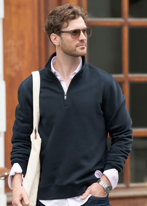 Glendale unisex 1/4-zip sweatshirt Thumbnail