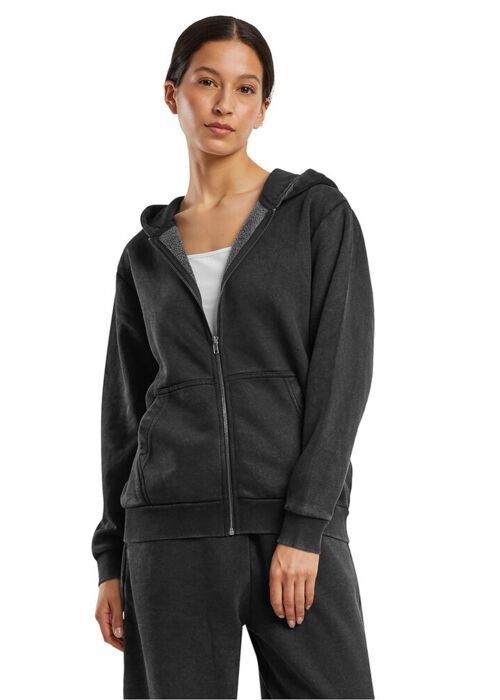 Women’s vintage heavy zip hoodie Thumbnail