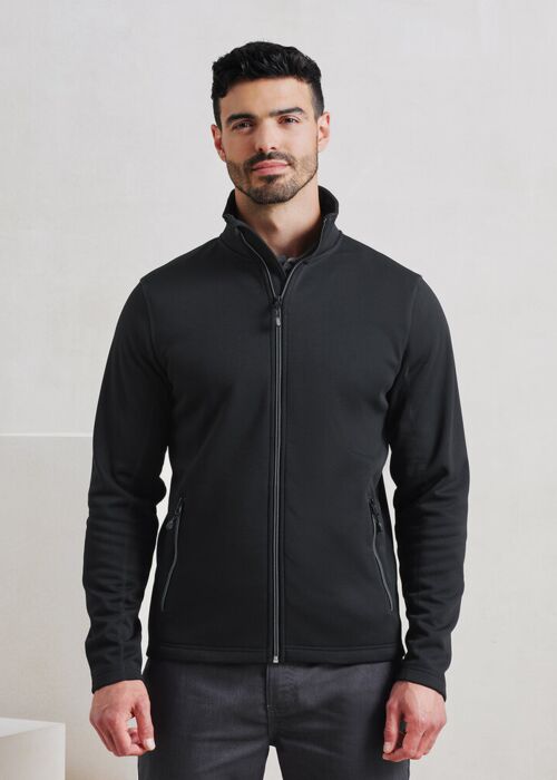 Men's spun dyed sustainable zip-through sweatshirt Thumbnail