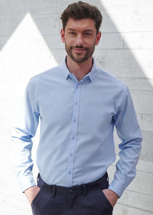 Long sleeve ‘cotton-feel’ Coolplus® shirt Thumbnail