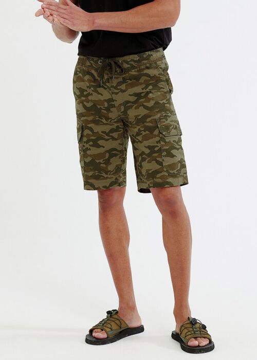 Men’s camo cargo utility shorts Thumbnail