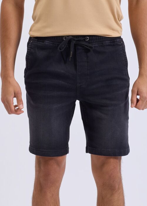 Men’s denim drawstring shorts Thumbnail
