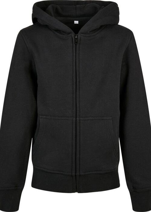 Organic kids basic zip hoodie Thumbnail