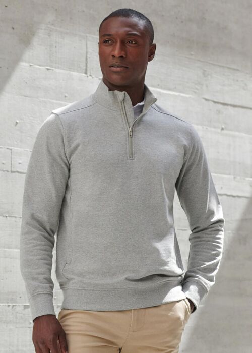 Unisex sustainable ¼-zip sweatshirt Thumbnail
