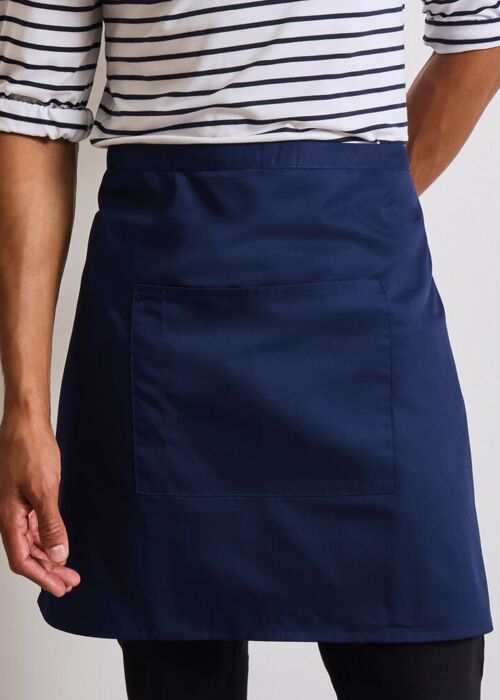 ‘Colours collection’ mid-length pocket apron Thumbnail