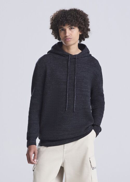 Iguazu regen knitted hoodie Thumbnail