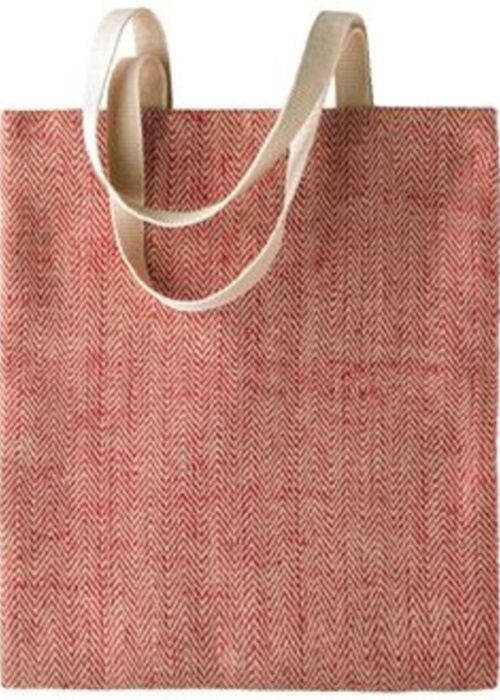 100% natural yarn dyed jute bag Thumbnail