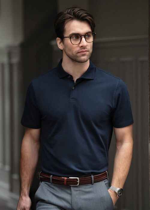 Princeton - Stretch deluxe cutaway polo Thumbnail